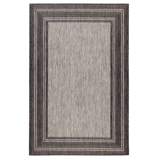 Carmel Multi Border Black Indoor/Outdoor Rug