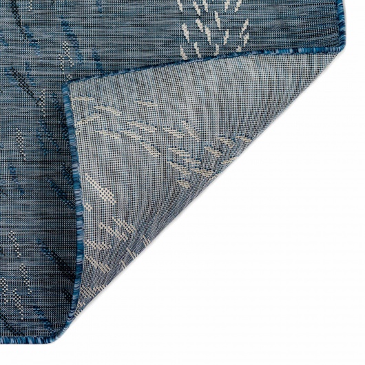 Carmel School of Fish Indoor/Outdoor Rug - Navy