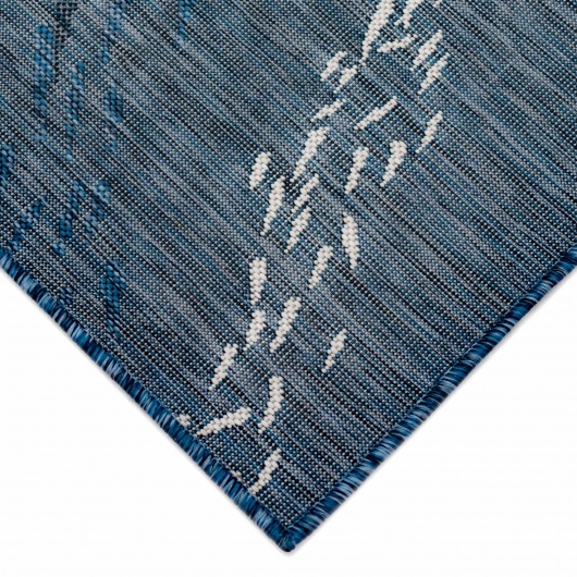 Carmel School of Fish Indoor/Outdoor Rug - Navy