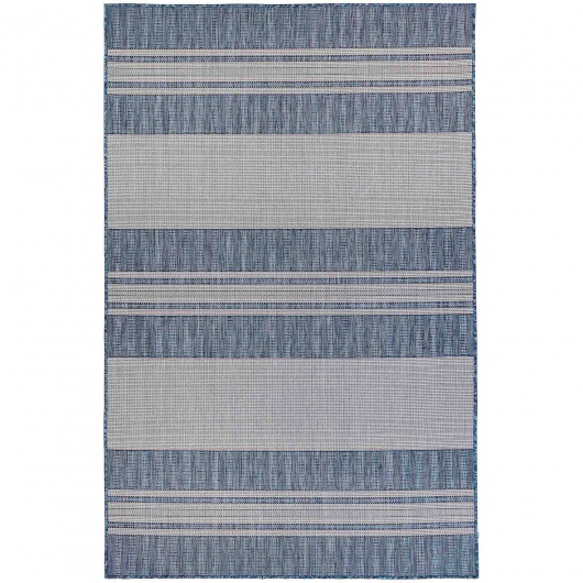 Carmel Stripe Navy Indoor/Outdoor Rug