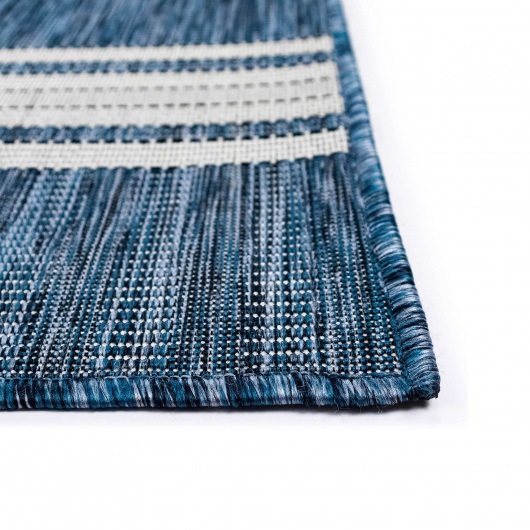 Carmel Stripe Navy Indoor/Outdoor Rug