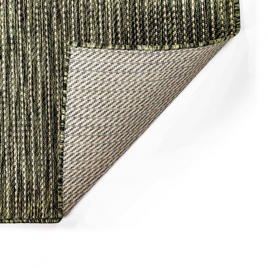 Carmel Texture Stripe Green Indoor/Outdoor Rug