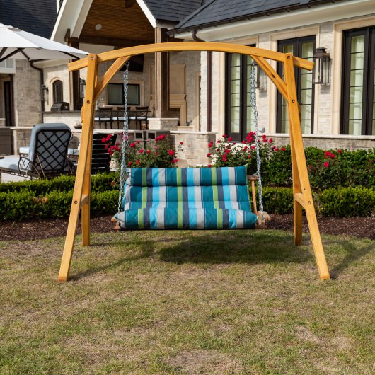 Deluxe Sunbrella Cushion Swing - Expand Calypso