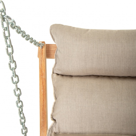 Deluxe Sunbrella Cushion Swing - Cast Ash