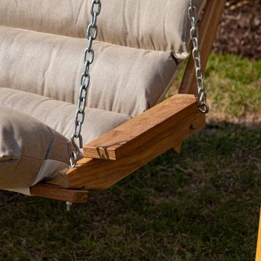 Deluxe Sunbrella Cushion Swing - Cast Ash