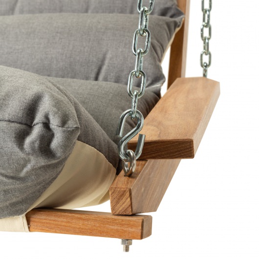 Deluxe Sunbrella Cushion Swing - Cast Slate
