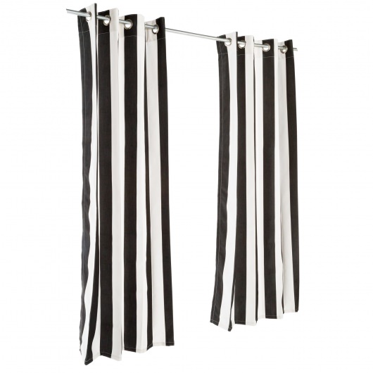 Sunbrella Cabana Classic Outdoor Curtain with Grommets