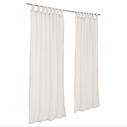 Sunbrella Spectrum Eggshell Outdoor Curtain with Grommets