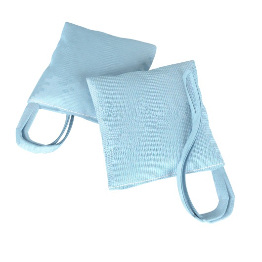Sunbrella Canvas Air Blue Outdoor Curtain with Grommets