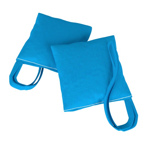Sunbrella Canvas Pacific Blue Outdoor Curtain with Grommets