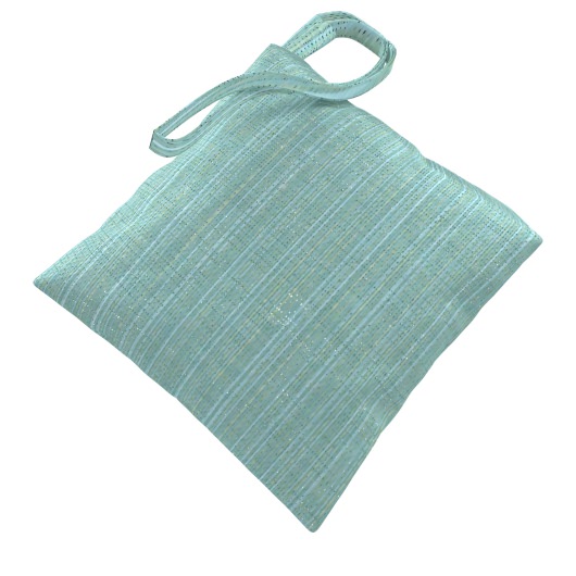Sunbrella Dupione Celeste Outdoor Curtain with Grommets