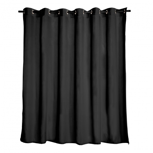 Nero Extra Wide Outdoor Curtain