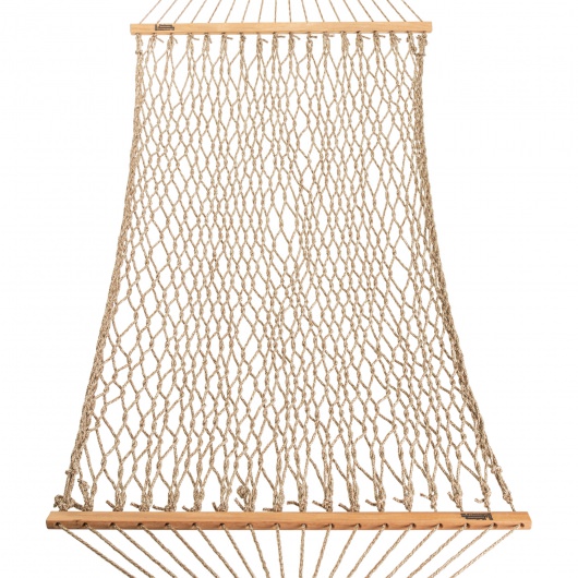 DURACORD® Small Rope Hammock - Antique Brown Oatmeal Heirloom Tweed