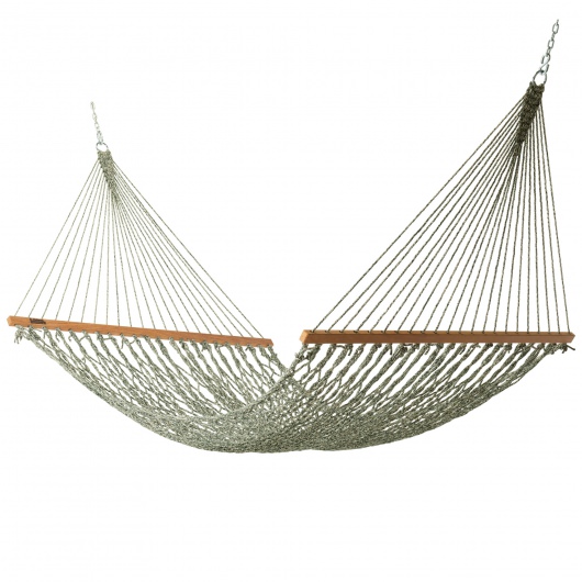 DURACORD® Small Rope Hammock - Green Oatmeal Heirloom Tweed
