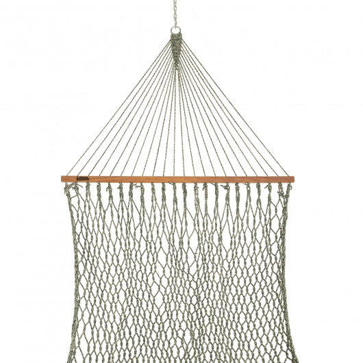 DURACORD® Small Rope Hammock - Green Oatmeal Heirloom Tweed