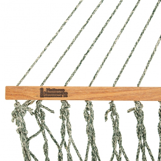 DURACORD® Executive Rope Hammock - Green Oatmeal Heirloom Tweed