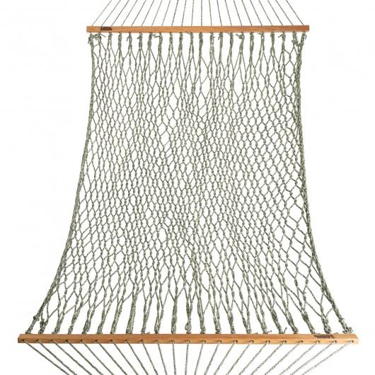 DURACORD® Small Rope Hammock - Green Oatmeal Heirloom Tweed