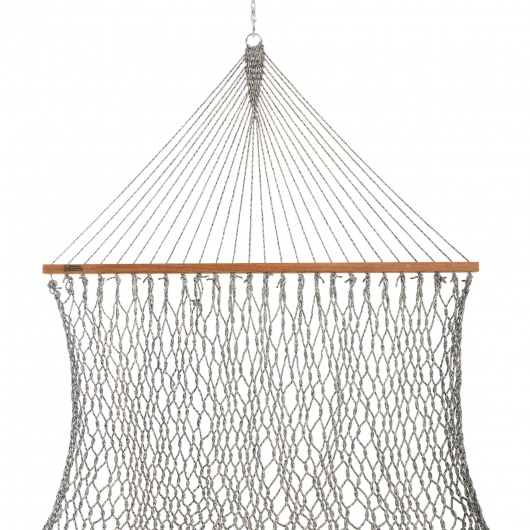 DURACORD® Small Rope Hammock - Navy Oatmeal Heirloom Tweed