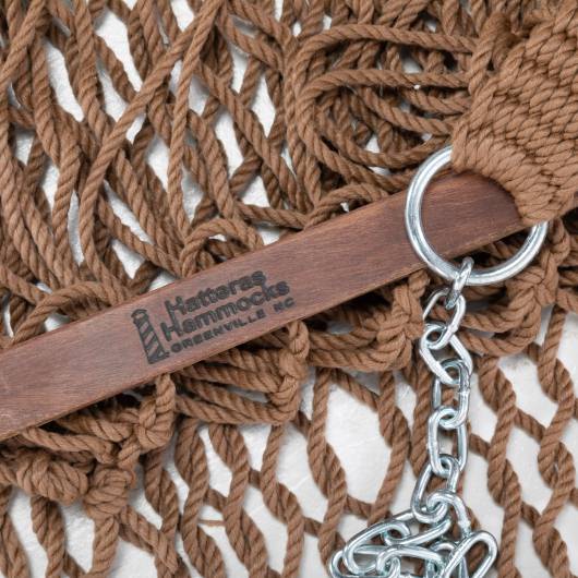 DURACORD® Large Rope Hammock - Antique Brown