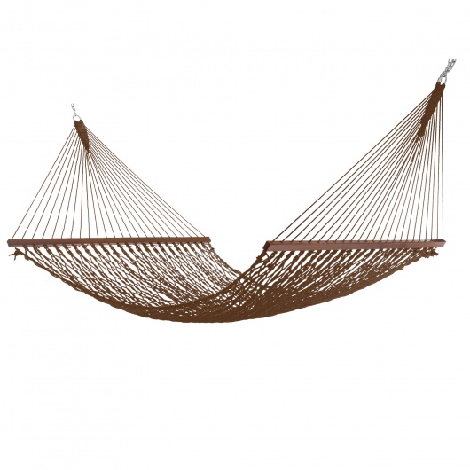 Deluxe DuraCord Rope Hammock with Metal Stand and Optional Hammock Pillow
