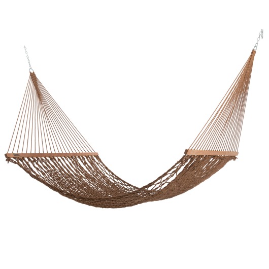 DURACORD® Deluxe Rope Hammock - Antique Brown