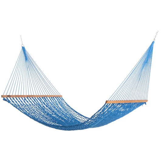 DURACORD® Deluxe Rope Hammock - Coastal Blue