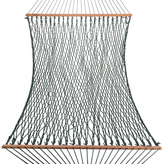 DURACORD® Deluxe Rope Hammock - Green