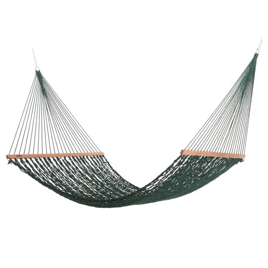 DURACORD® Deluxe Rope Hammock - Green