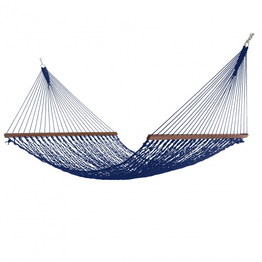 Deluxe DuraCord Rope Hammock with Metal Stand and Optional Hammock Pillow