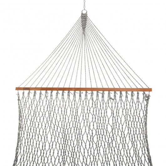 DURACORD® Deluxe Rope Hammock - Navy Oatmeal Heirloom Tweed
