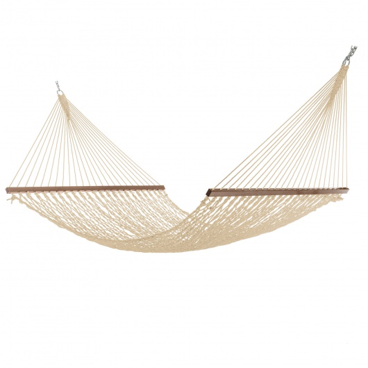 Deluxe DuraCord Rope Hammock with Metal Stand and Optional Hammock Pillow
