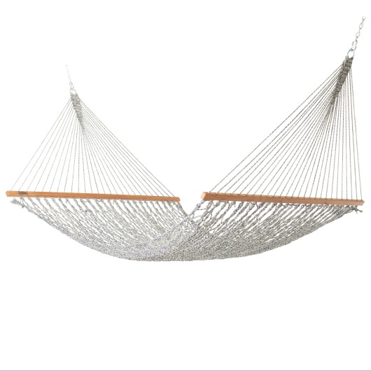 DURACORD® Executive Rope Hammock - Navy Oatmeal Heirloom Tweed
