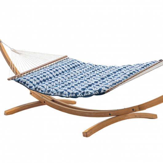 Sunbrella Pillowtop Hammock - Midori Indigo