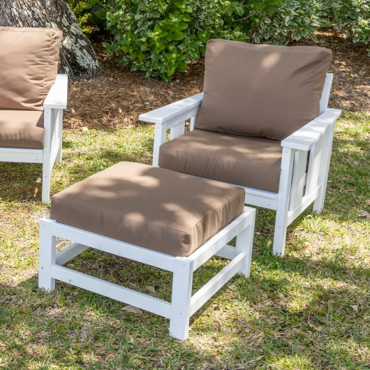 Comfort Ottoman with Sunbrella Cushion
