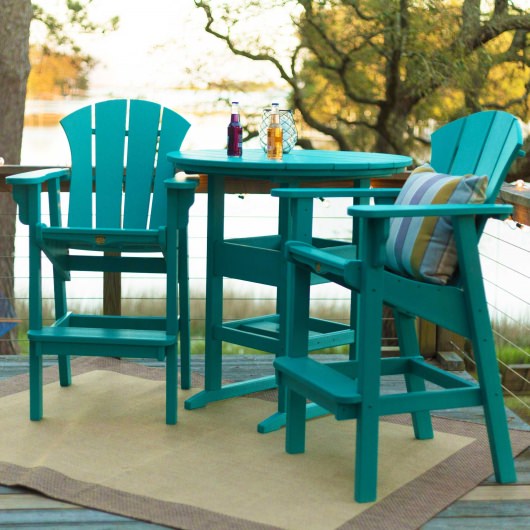 DURAWOOD® 3 Piece Sunrise Bar Height Set