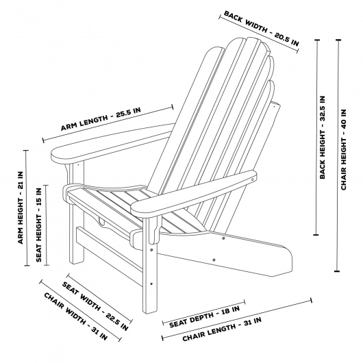 DURAWOOD® Essentials Adirondack Chair