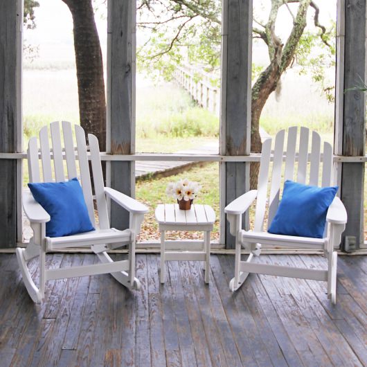 DURAWOOD® 3 Piece Essentials Adirondack Rocker Set