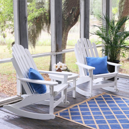 DURAWOOD® 3 Piece Essentials Adirondack Rocker Set