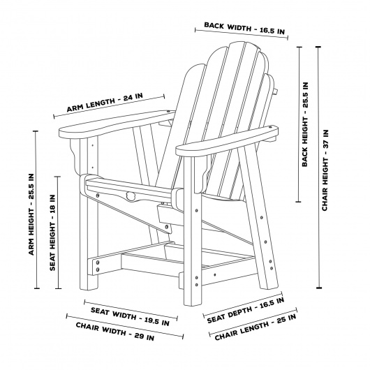 DURAWOOD® Essentials Conversation Chair