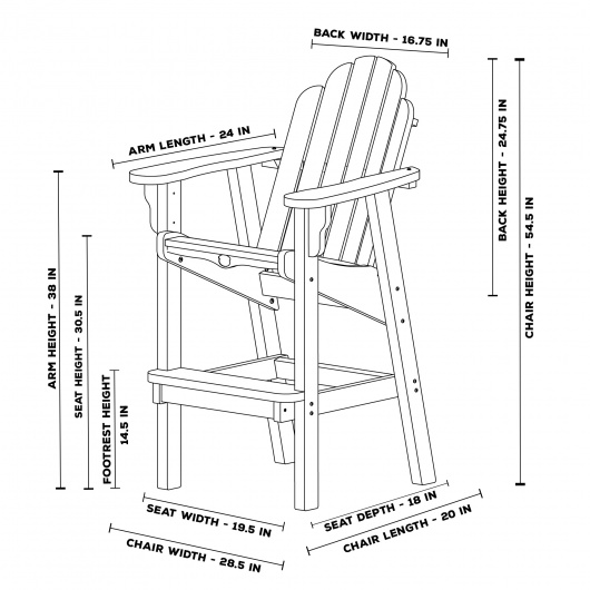 DURAWOOD® Essentials Bar Height Chair