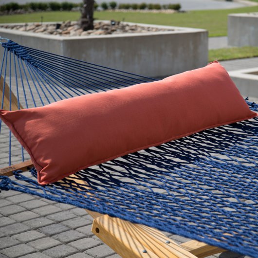 Large Quilted Hammock with Metal Stand and Optional Hammock Pillow