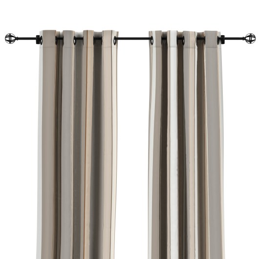 Sunbrella Expand Dove Outdoor Curtain