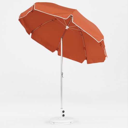 7.5 Ft. Crank Lift Classic Steel Patio Umbrella with Button Tilt