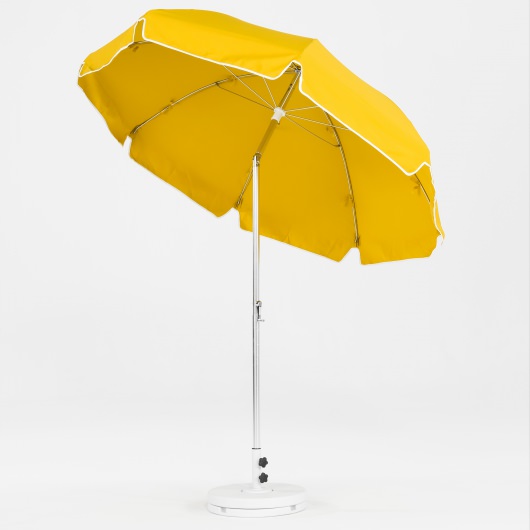 7.5 Ft. Crank Lift Classic Steel Patio Umbrella with Button Tilt