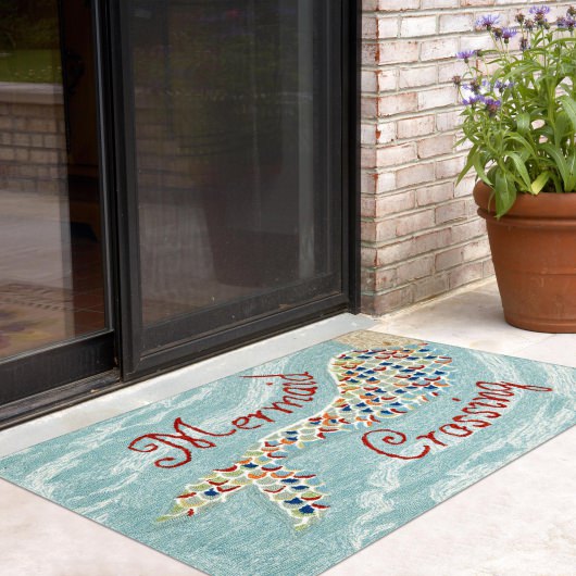 Frontporch Mermaid Crossing Outdoor Rug