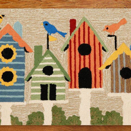 Frontporch Birdhouses Outdoor Rug