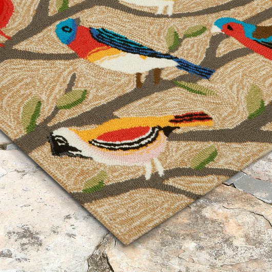 Frontporch Birds Outdoor Rug