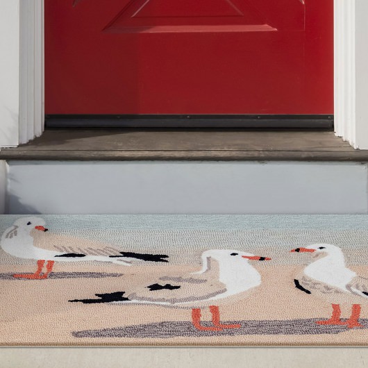 Frontporch Gulls Indoor/Outdoor Rug - Sand