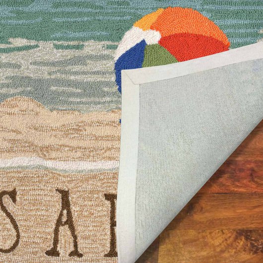 Frontporch Life's A Beach Indoor/Outdoor Rug - Sand