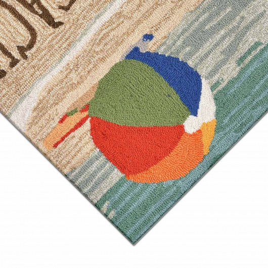 Frontporch Life's A Beach Indoor/Outdoor Rug - Sand